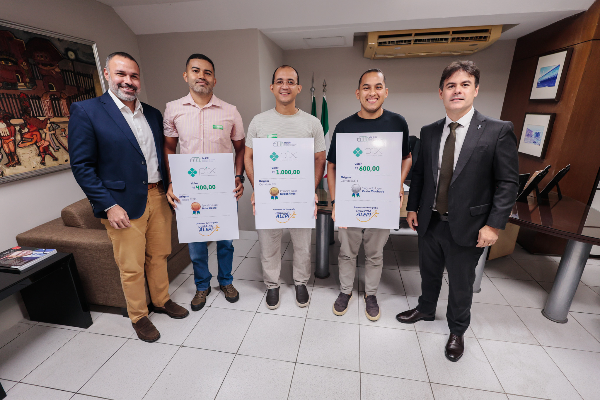 Alepi entrega premiação do Concurso de Fotografia da 1ª Corrida da Alepi a vencedores