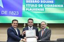Conselheiro do CNJ recebe título de cidadania piauiense Conselheiro do CNJ recebe título de cidadania piauiense