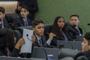 Parlamentares do futuro votam projetos de lei na CCJ e no Plenário Parlamentares do futuro votam projetos de lei na CCJ e no Plenário