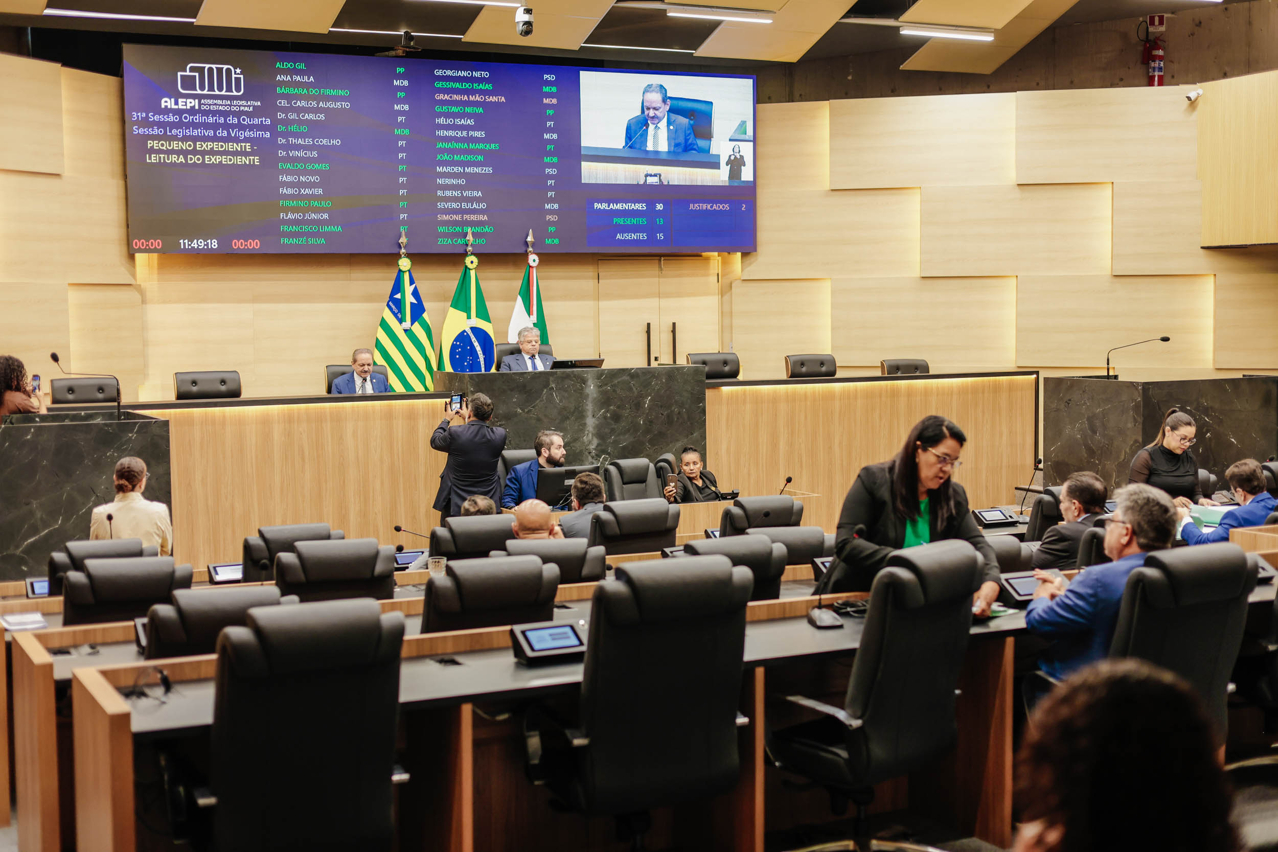 Plenário aprova homenagens pelo aniversário de 191 anos da Alepi