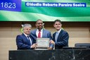 Promotor Cláudio Roberto Pereira Soeiro é homenageado na Alepi
