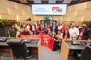Sessão sonele lembra os 46 anos de fundação do Partido dos Trabalhadores (PT)