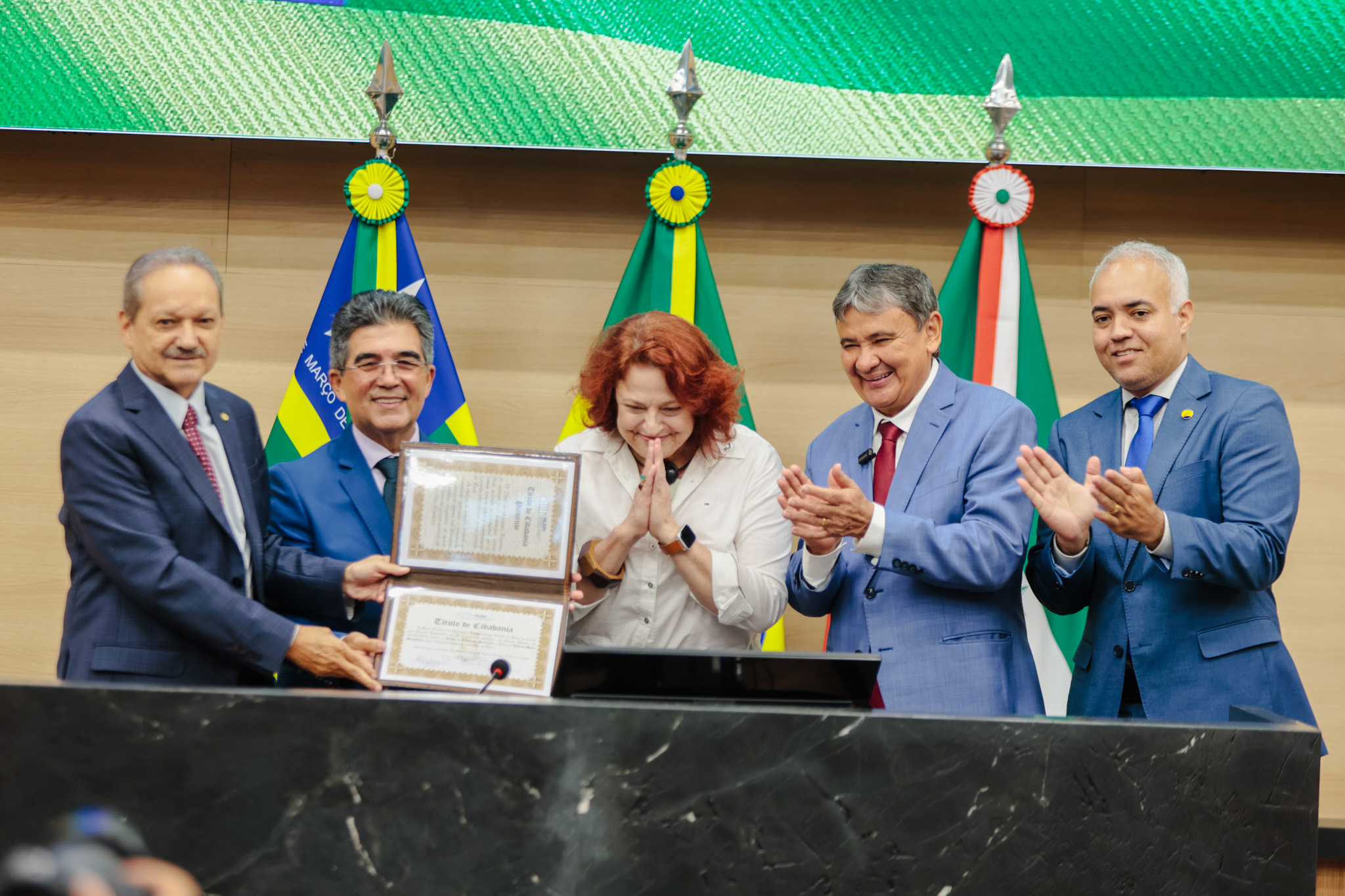 Vice-Presidente de Habitação da Caixa Econômica, Inês Magalhães, é a nova cidadã piauiense