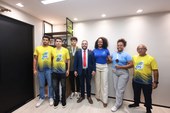 Ziza Carvalho recebe delegação do Piauí medalhista no Troféu Norte-Nordeste de Atletismo