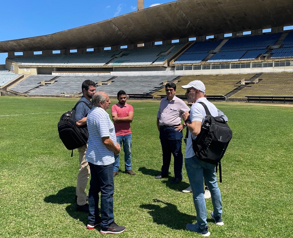 Albertão recebe visita técnica da CBF com foco na revitalização do estádio