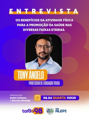 Atividade física e saúde em pauta no Tarde 98