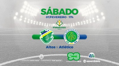 Clássico no Albertão: Rádio Assembleia transmite Altos x Atlético ao vivo
