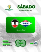 Com transmissão da Rádio Assembleia, River e Piauí se enfrentam neste sábado (22)