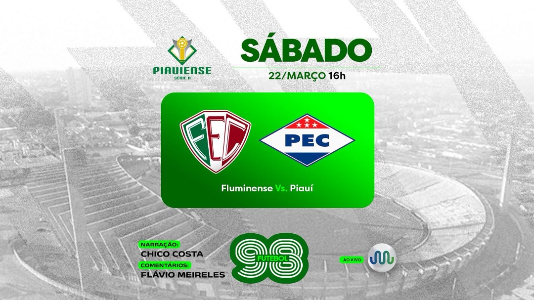 Fluminense e Piauí se enfrentam neste sábado (22) com transmissão da Rádio Assembleia