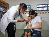 FMS realiza abertura da Campanha de vacinação nas escolas