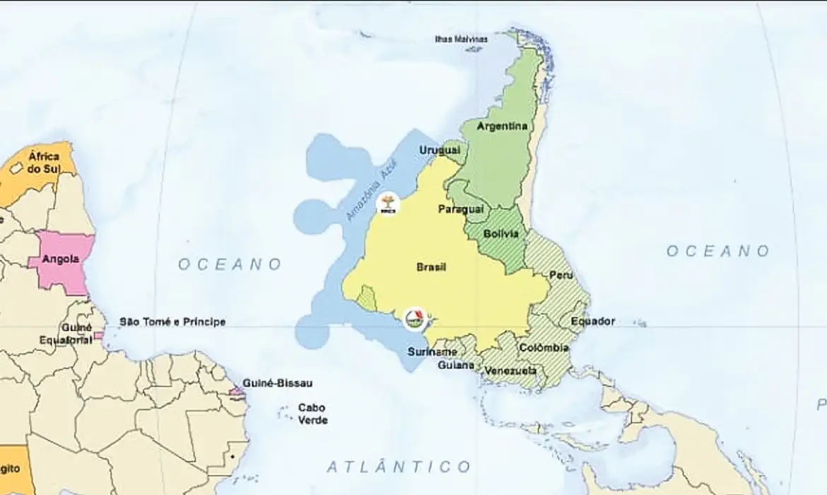 IBGE lança mapa-múndi invertido, com o Sul no topo