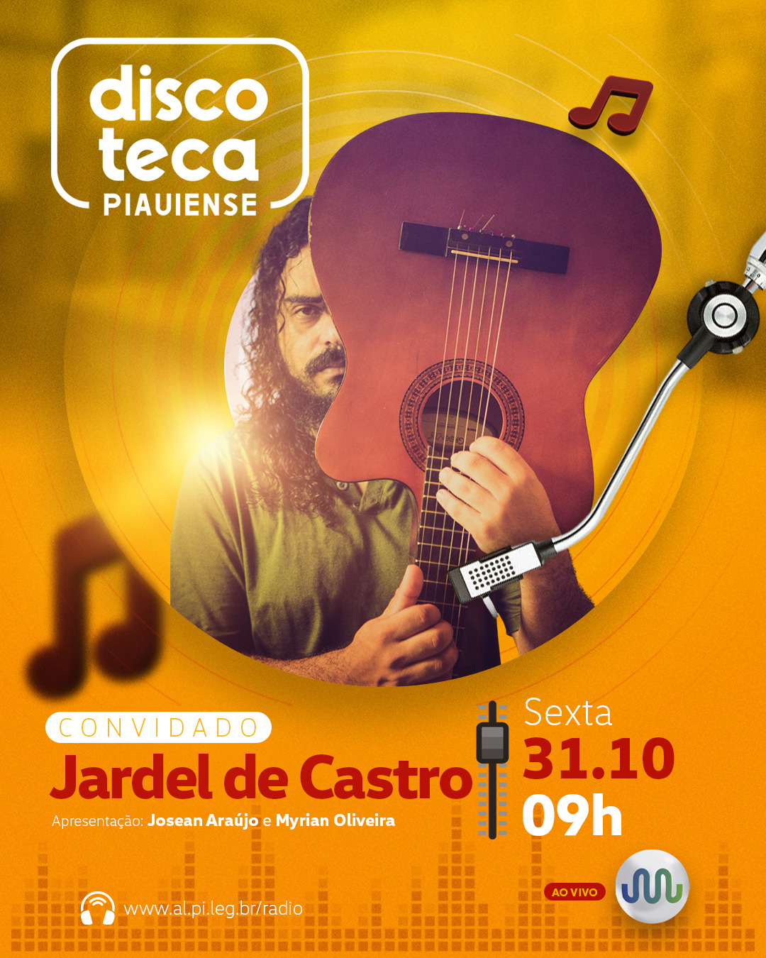 Jardel de Castro é a atração desta sexta no programa Discoteca Piauiense