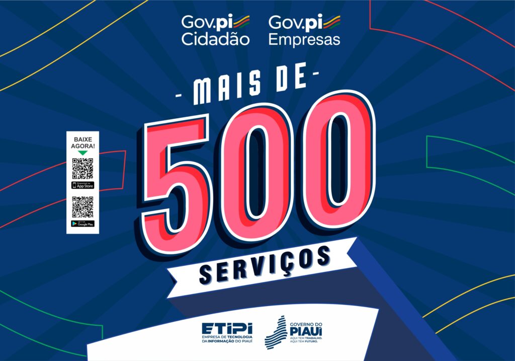 Piauí ultrapassa a marca de 500 serviços públicos digitais e facilita o acesso da população