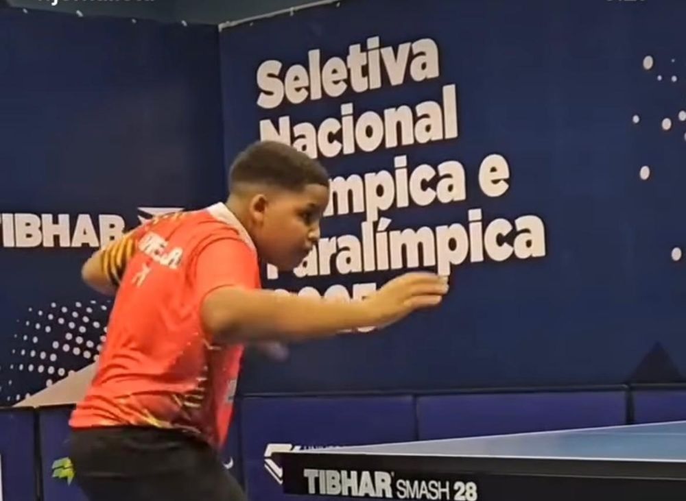 Piauiense Israel Junior faz história com título inédito e vaga na seleção brasileira de tênis de mesa