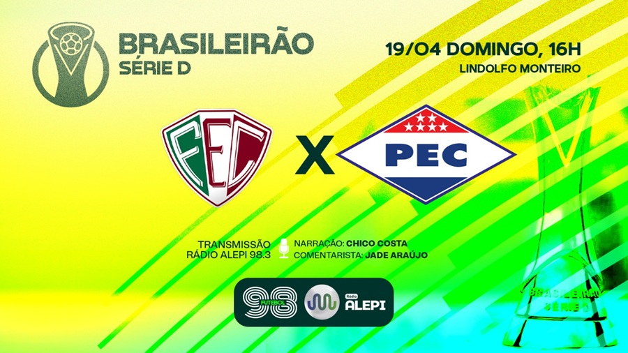 Rádio Alepi 98.3 FM transmite o grande duelo piauiense pela Série D do Brasileirão neste domingo (19)