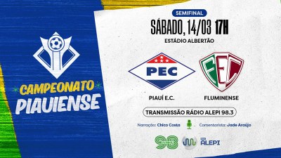 Rádio Alepi transmite ao vivo decisão entre Piauí e Fluminense-PI no Albertão