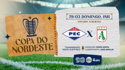Rádio Alepi transmite jogo da Copa do Nordeste neste domingo (29)
