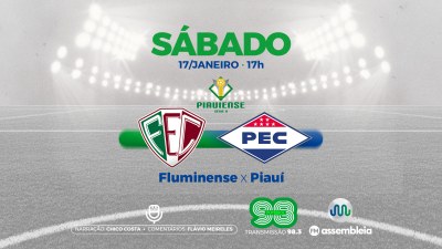 Rádio Assembleia FM transmite rodada do Campeonato Piauiense neste sábado (17)
