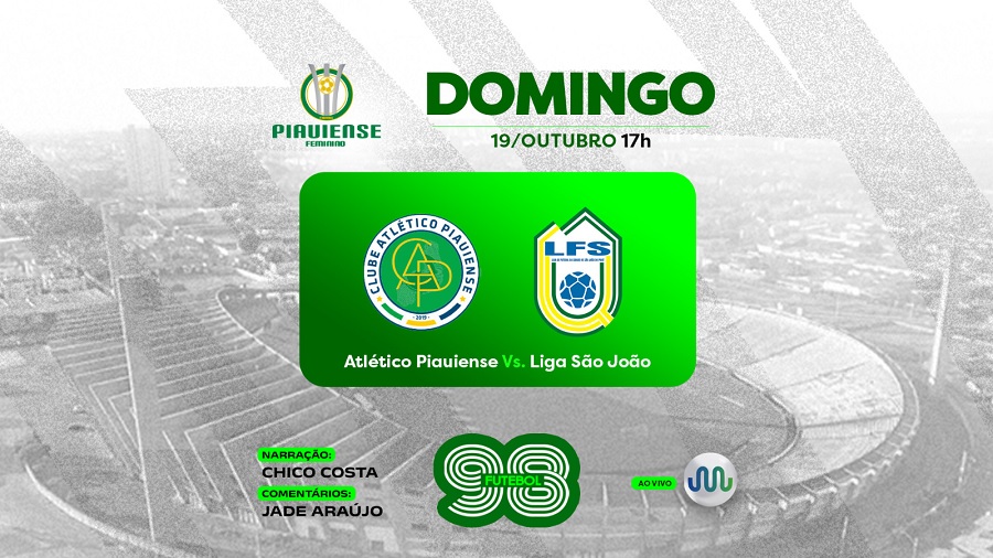Rádio Assembleia transmite ao vivo a final do Campeonato Piauiense Feminino neste domingo