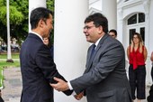 Rafael Fonteles recebe Embaixador do Japão no Brasil com objetivo de fortalecer parceria entre os países