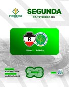 River e Atlético Piauiense entram em campo nesta segunda-feira (03), com transmissão da Rádio Assembleia 