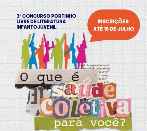 Terceira edição do concurso do Selo Portinho Livre premia textos de jovens e professores sobre saúde coletiva