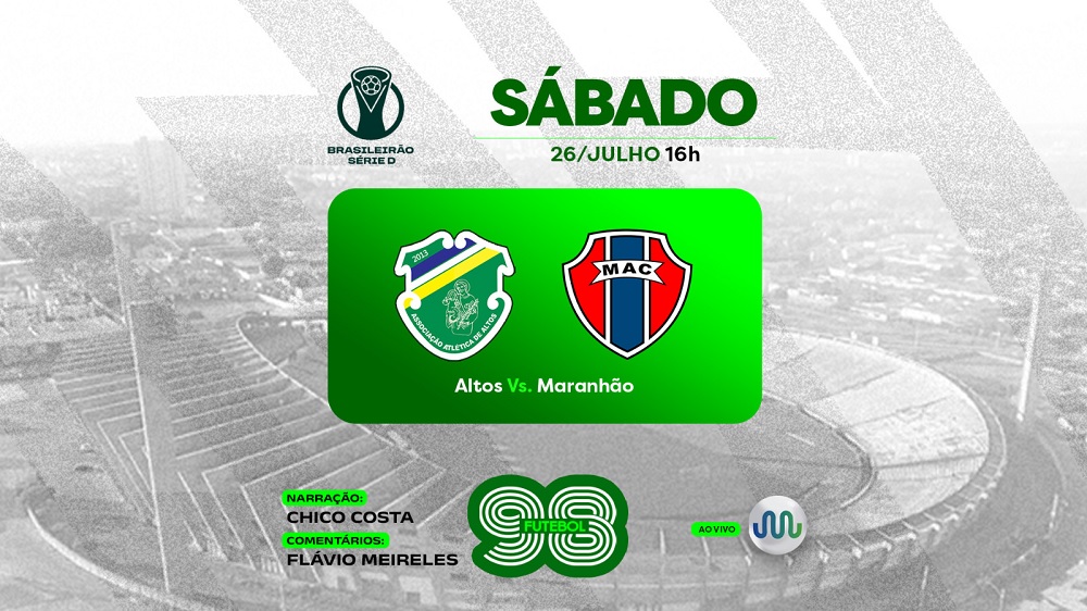 Tudo pronto na Rádio Assembleia para transmissão do jogo entre Altos e Maranhão