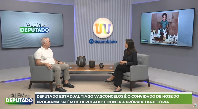 "Além de Deputado": Tiago Vasconcelos abre a vida pessoal em entrevista emocionante