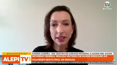 Alepi TV 1ª Edição destaca mutirão histórico de saúde da mulher em todo o Brasil