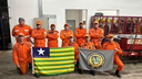 Bombeiros do Piauí chegam ao RS para auxiliar no trabalho aos desabrigados Bombeiros do Piauí chegam ao RS para auxiliar no trabalho aos desabrigados