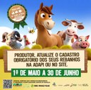 Campanha de atualização cadastral de rebanhos segue até 30 de junho no Piauí