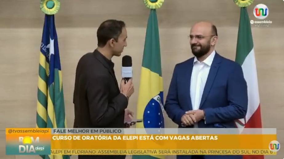 Curso de Oratória Nível 2: Escola do Legislativo abre novas inscrições