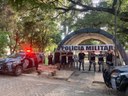 Instalado Posto de Comando da PM na Praça da Bandeira