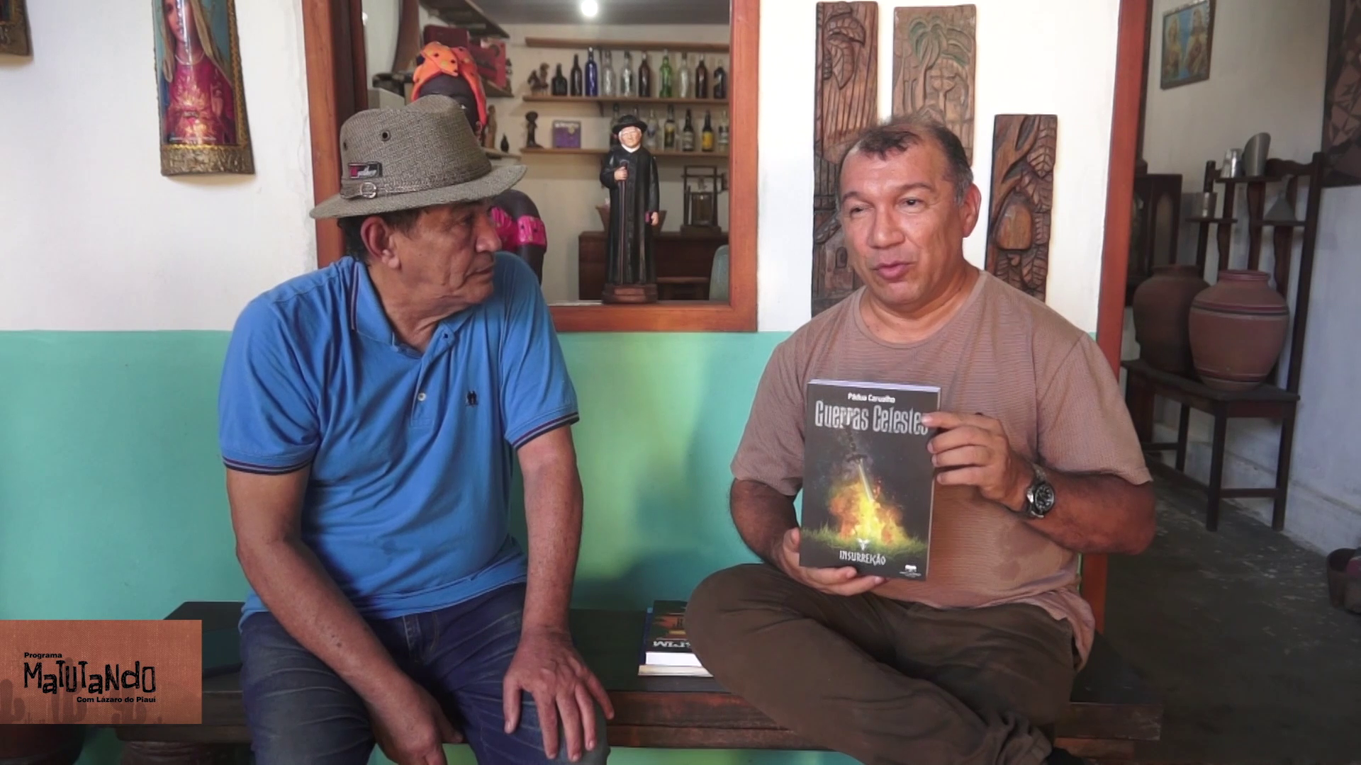 Lázaro do Piauí entrevista o escritor Pádua Carvalho no Matutando