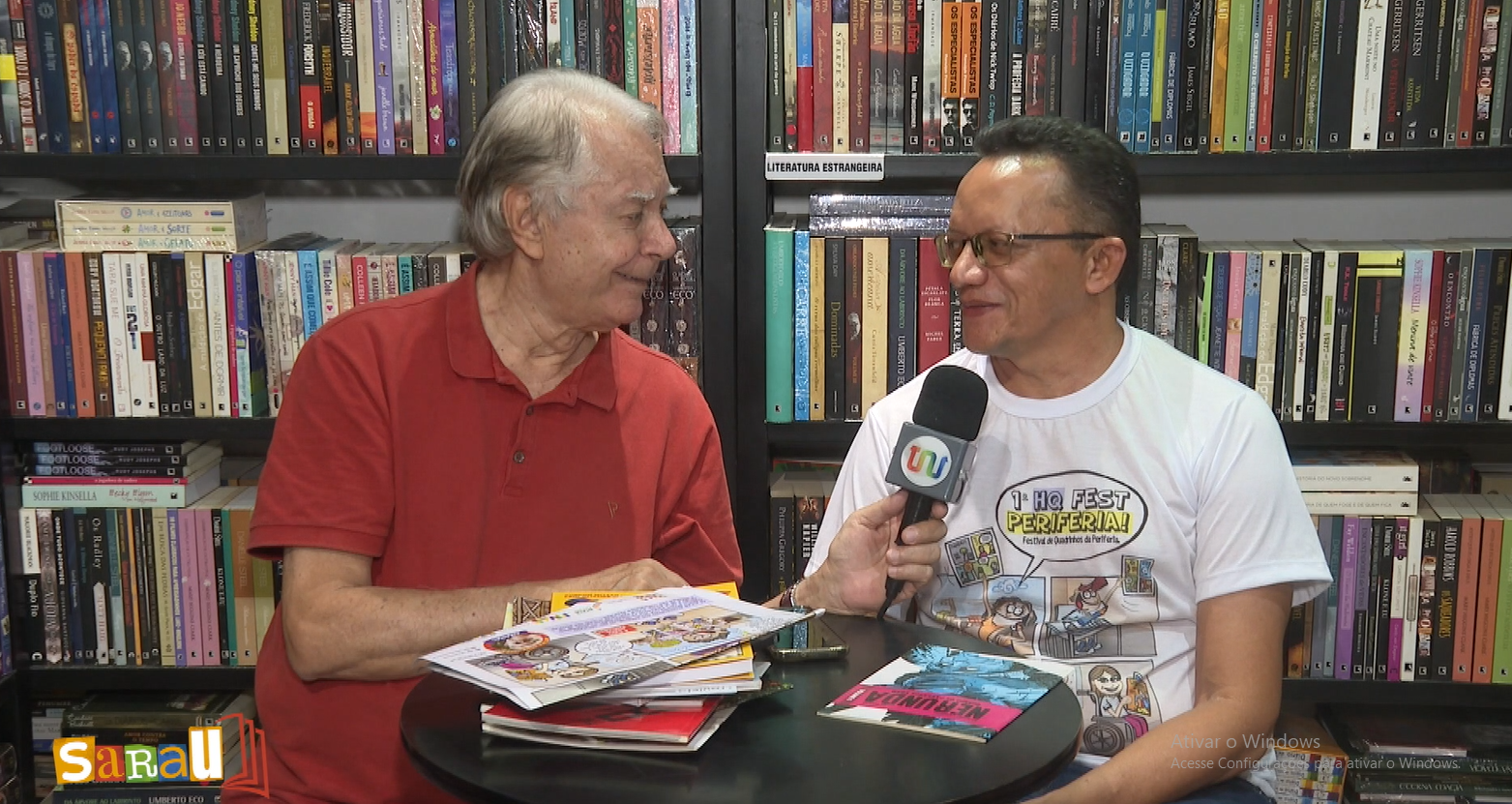 Nesta terça-feira (20), o programa Sarau reúne quadrinhos, ciência e criatividade na TV Assembleia