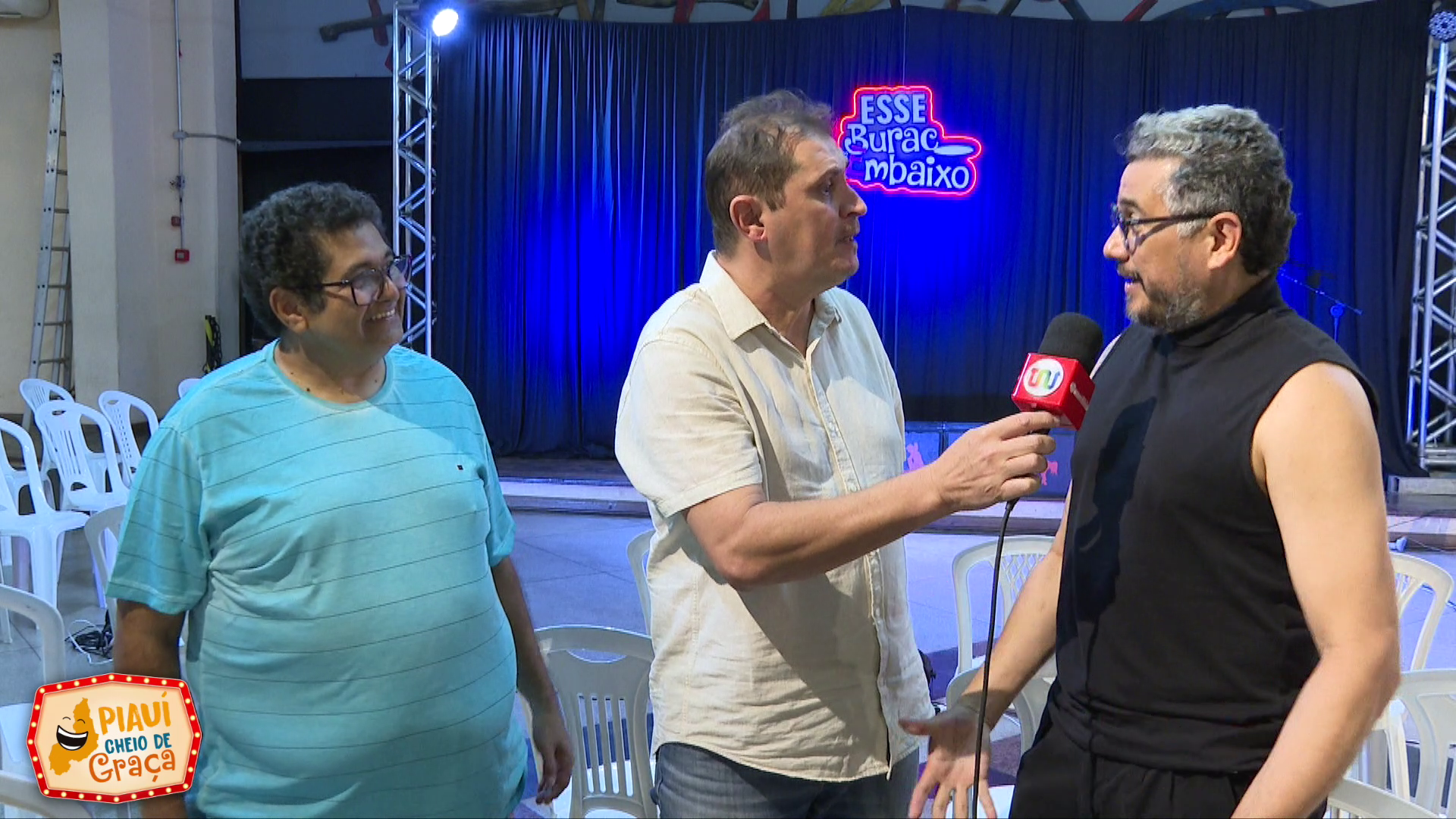 No Piauí Cheio de Graça, Amauri Jucá conhece o espetáculo "Esse Buraco é Mais Embaixo"