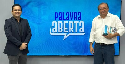 O jurista e escritor Reginaldo Miranda é o entrevistado do Palavra Aberta desta sexta (23)