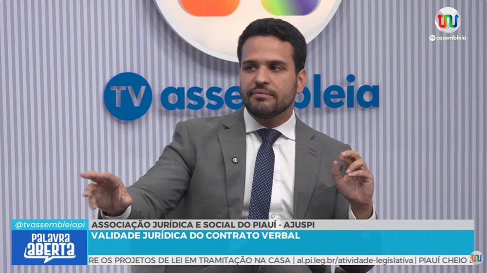Palavra Aberta/Ajuspi debate validade jurídica do contrato verbal após decisão do TJPI