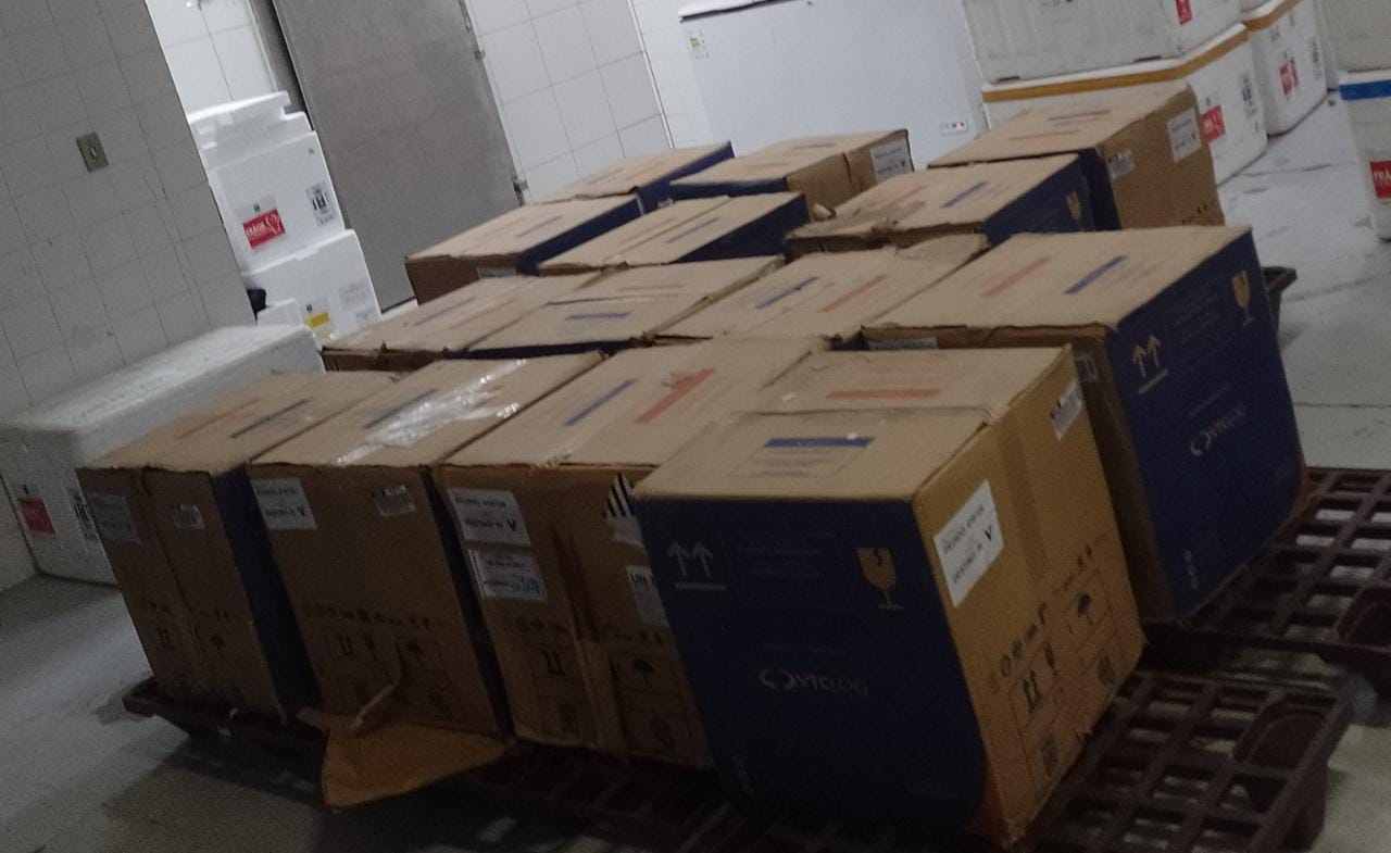 Piauí recebe 83 mil doses de vacinas contra Covid-19 para crianças