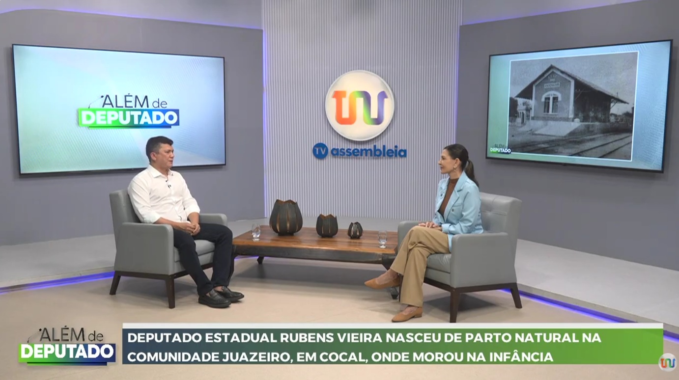 Rubens Vieira relembra origens humildes e emociona ao falar da família no programa Além de Deputado