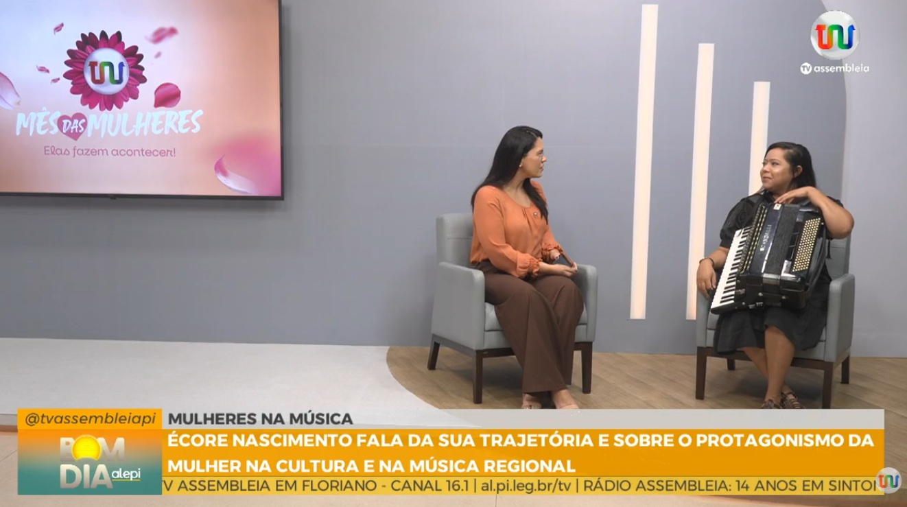 Sanfona, coragem e inspiração: a trajetória da piauiense Écore Nascimento na música