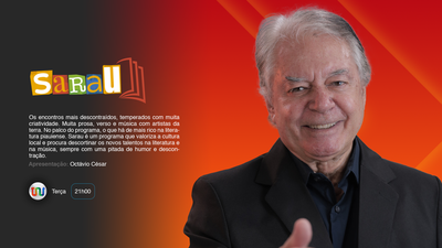 Sarau consolida espaço da literatura na TV Assembleia e encerra 2025 com números expressivos