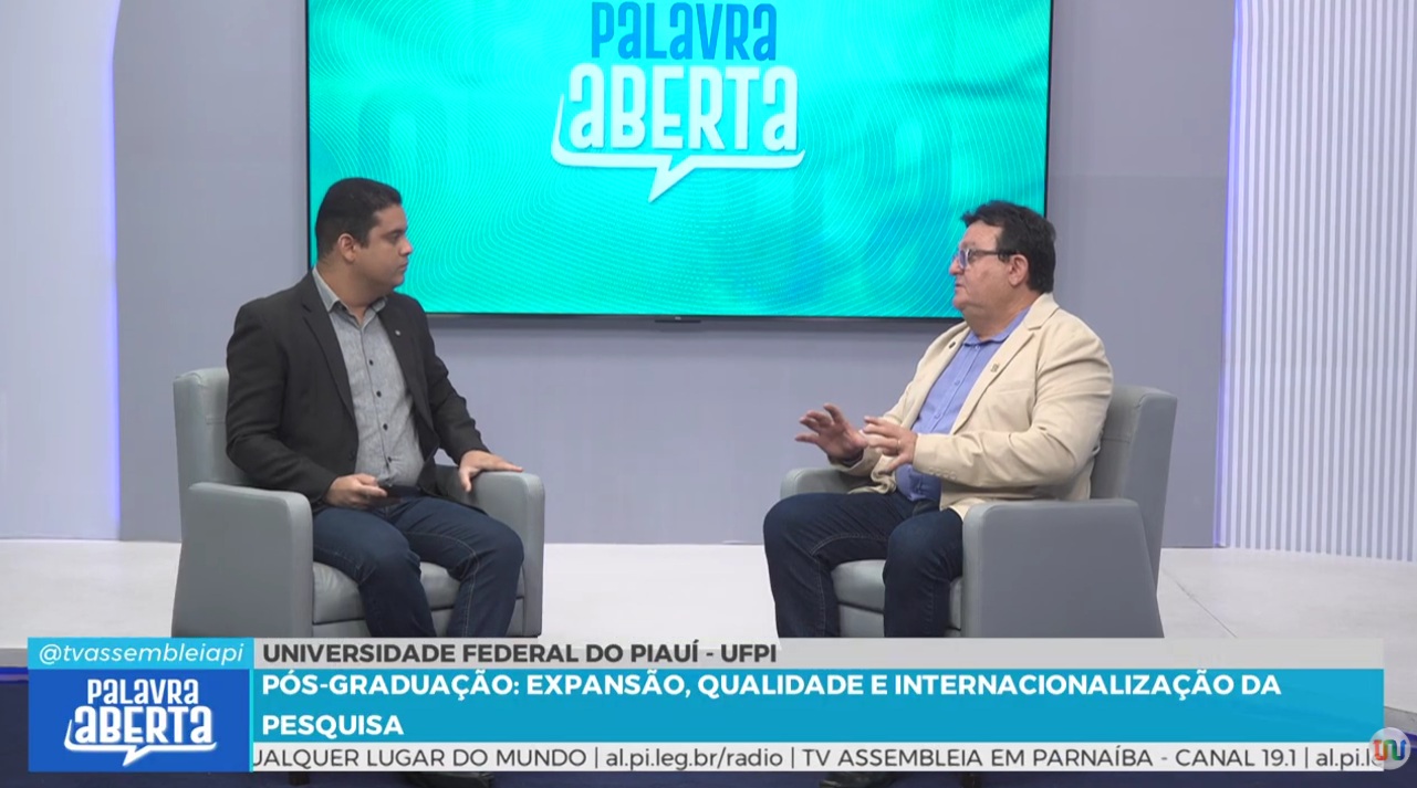 UFPI destaca expansão, qualidade e internacionalização da pós-graduação em entrevista ao Palavra Aberta