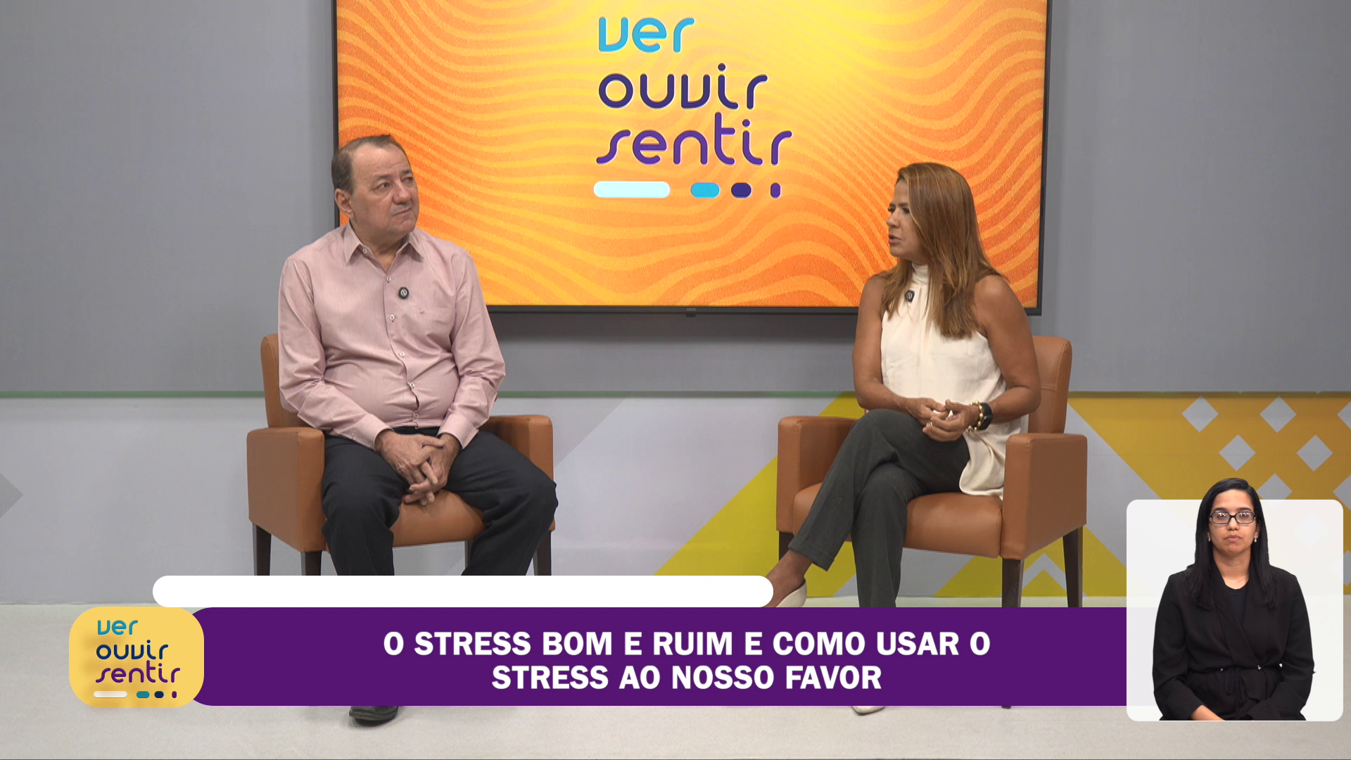 Ver Ouvir Sentir debate estresse e saúde mental neste sábado (14)