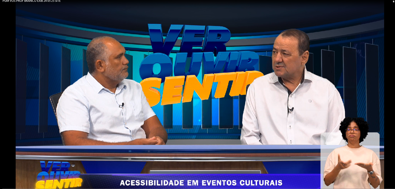 Ver Ouvir Sentir destaca ações da Secult para acessibilidade cultural