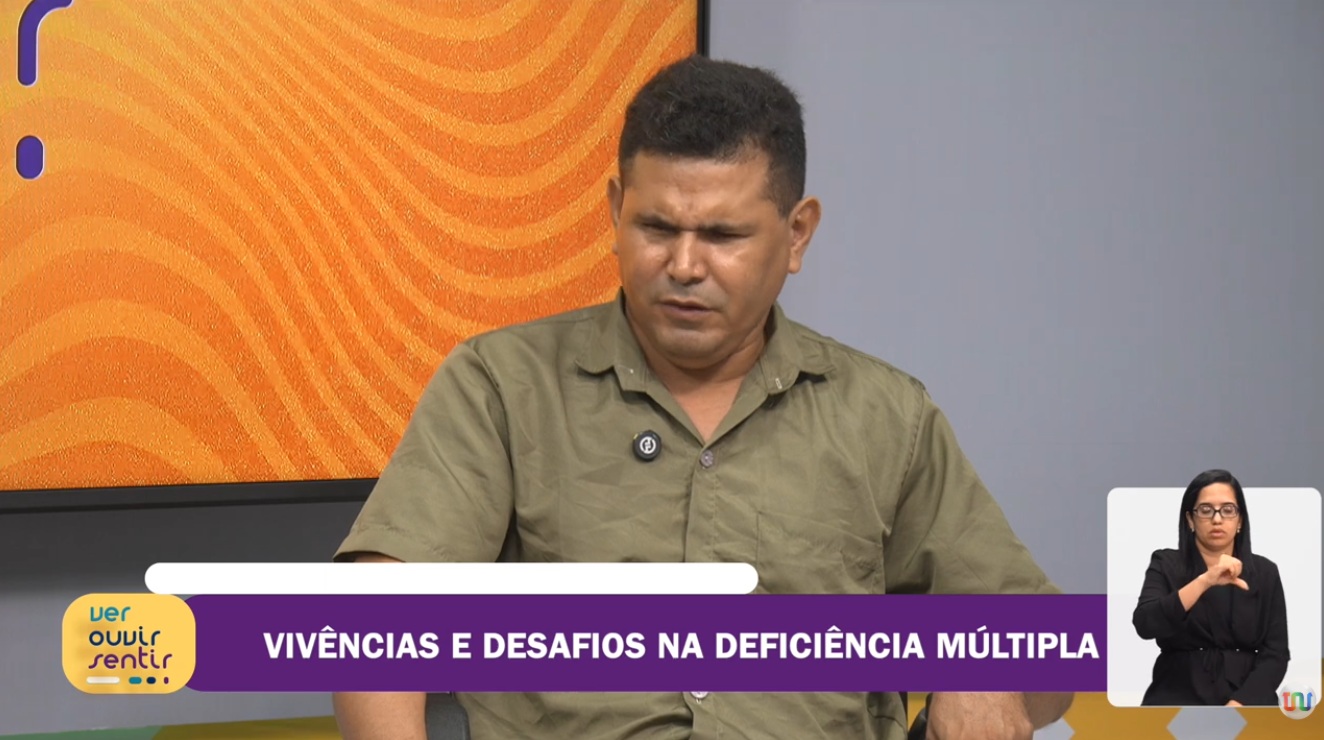 Ver Ouvir Sentir mostra a trajetória de Jorge Carvalho e a luta pelos direitos das pessoas com deficiência em Timon (MA)