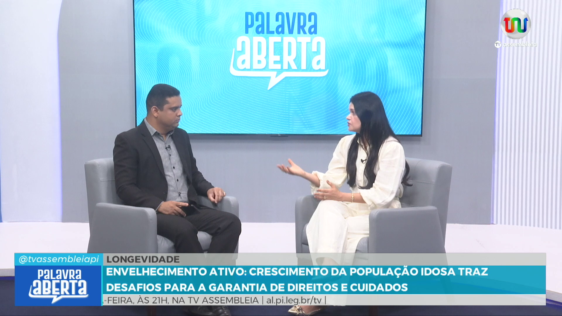 Palavra Aberta  discutir os desafios do envelhecimento no Brasil